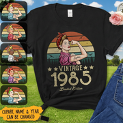 Custom Vintage Limited Edition Mothers T-Shirt — Gift for Mom FPGKK