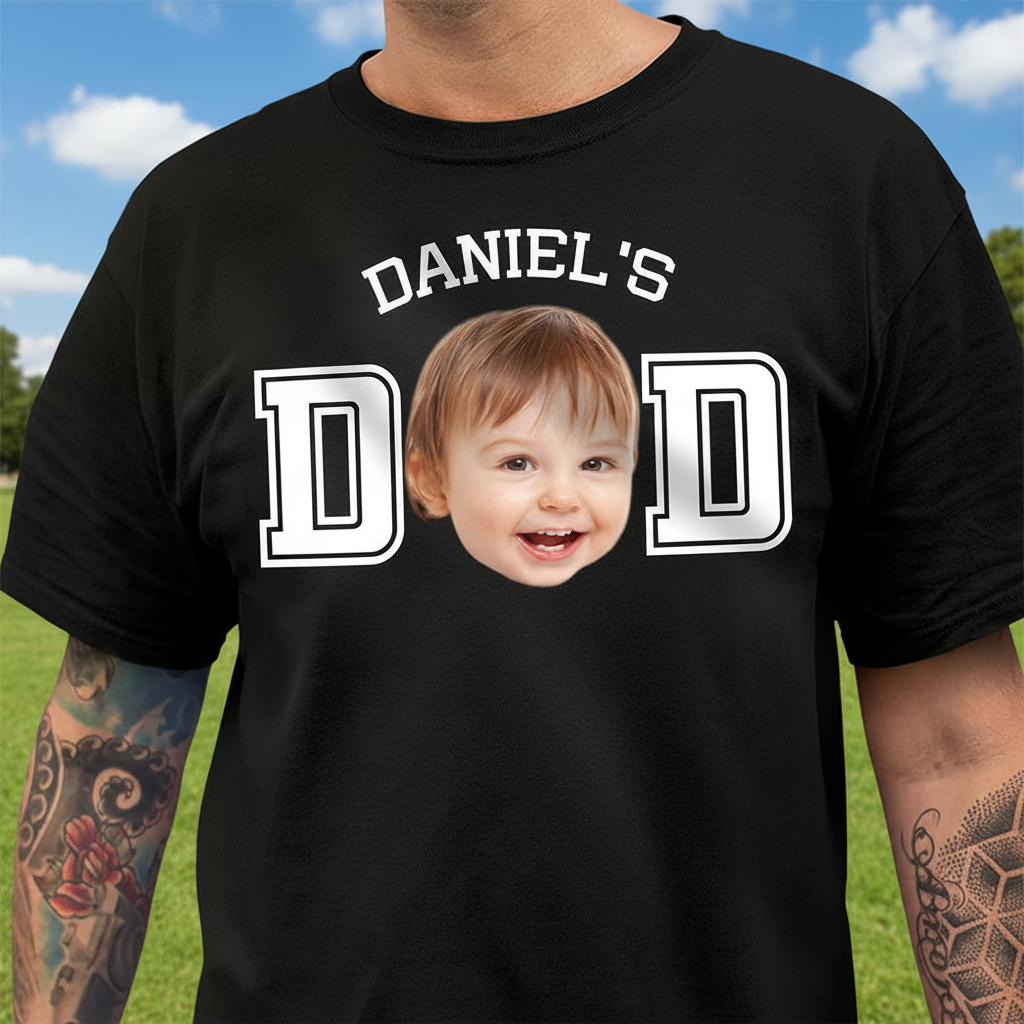 Custom Mha Kid Dad Fathers T-Shirt — Gift for Dad ZA4ZK