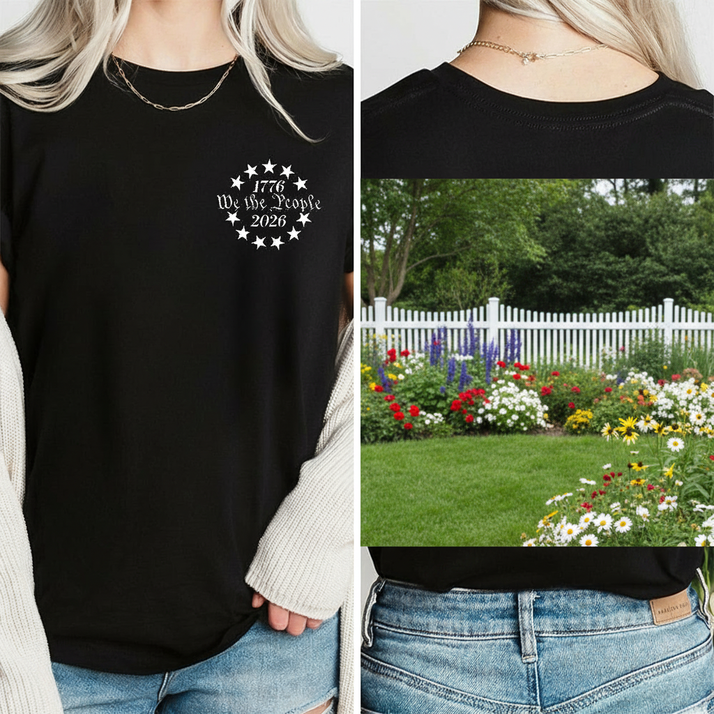 Custom Nlhl Patriot We People T-Shirt — Patriotic Gift W7WZH