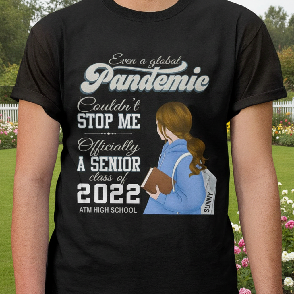 Custom Ltt98 Backtoschool Evenglobalpandemic2 T-Shirt — Custom Gift K433W
