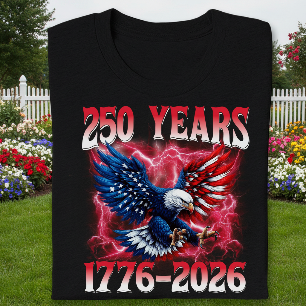 Custom American Eagle 250th America Garden Flag — Patriotic Gift 8TQAH