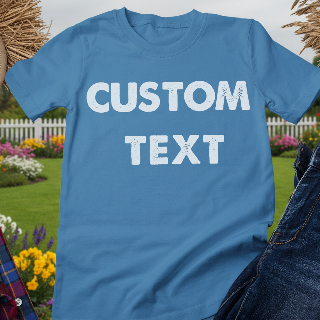 Custom Template Dark Apparel Only T-Shirt — Custom Gift MFNC6