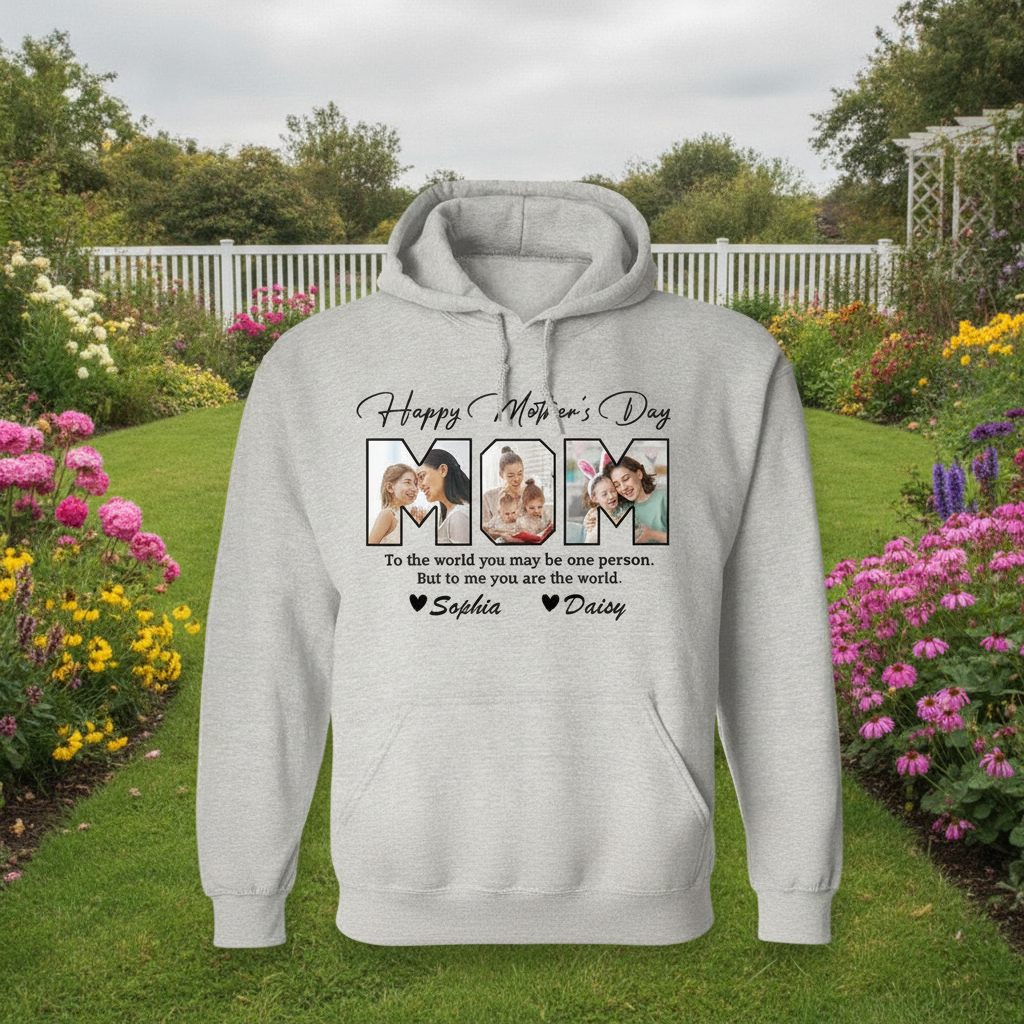 Custom Happy Mothers Day My T-Shirt — Gift for Mom Q3T3G