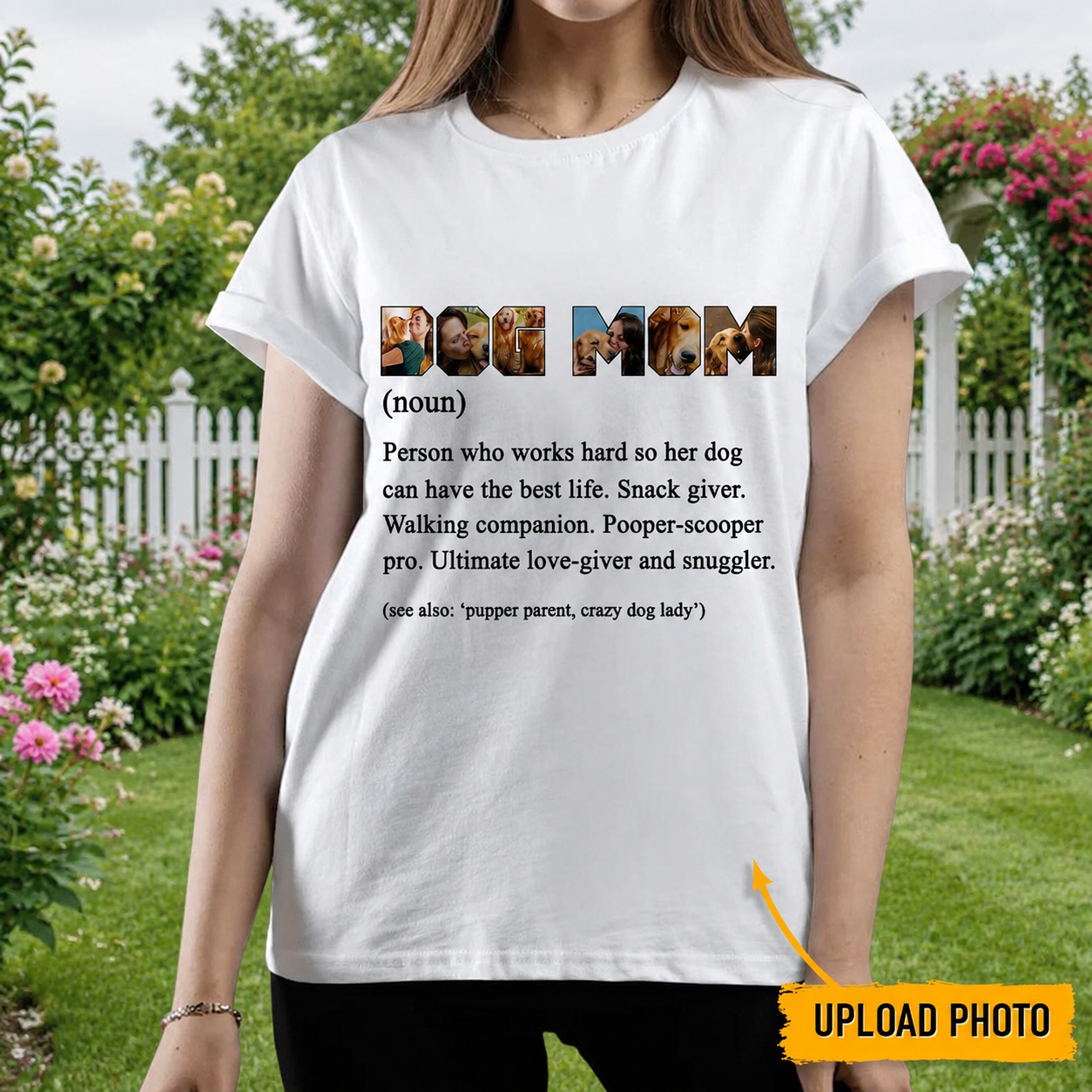 Custom Dog Mom T-Shirt — Gift for Mom 4ANE2
