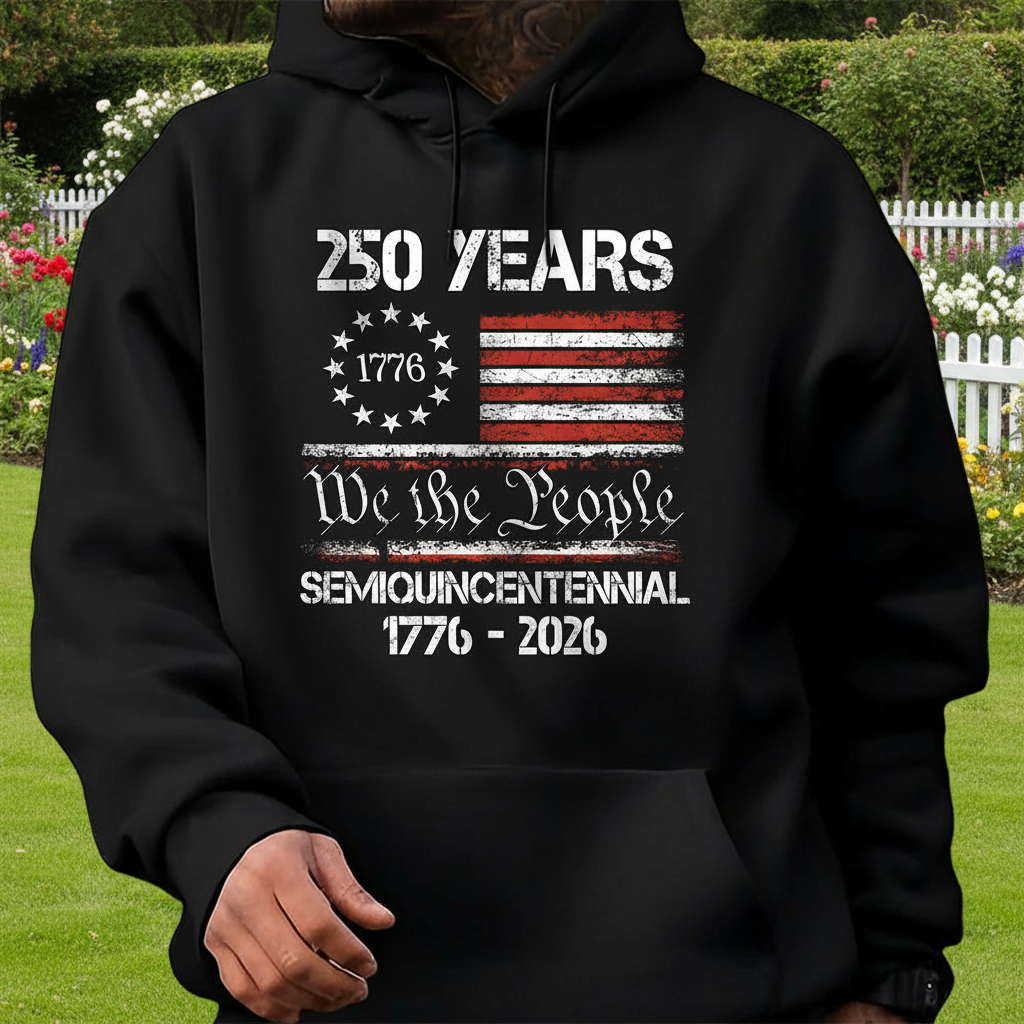 Custom America 250th Anniversary United T-Shirt — Patriotic Gift DRWUZ