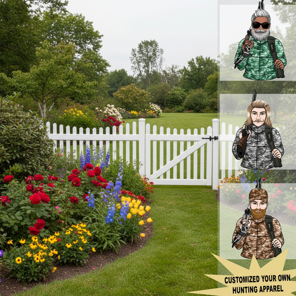 Custom Am Camo Wearing Hunting T-Shirt — Custom Gift DQUP6