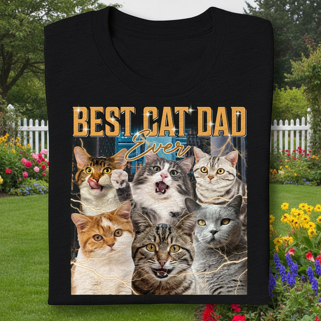 Custom Cat Lover T-Shirt — Gift for Cat Lovers FKTEU
