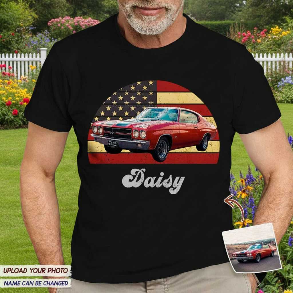 Custom Car Vintage Retro T-Shirt — Custom Gift SHY2E