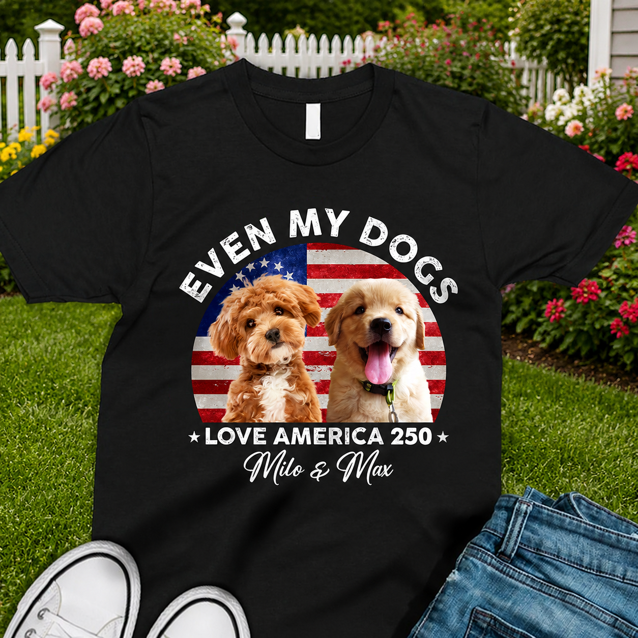 Custom Even My Dogs Love T-Shirt — Gift for Dog Lovers QYF6E