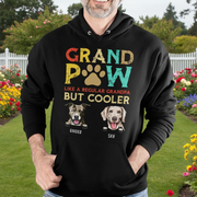 Custom Dog Grandpaw Regular Cooler T-Shirt — Gift for Dad ADWQA