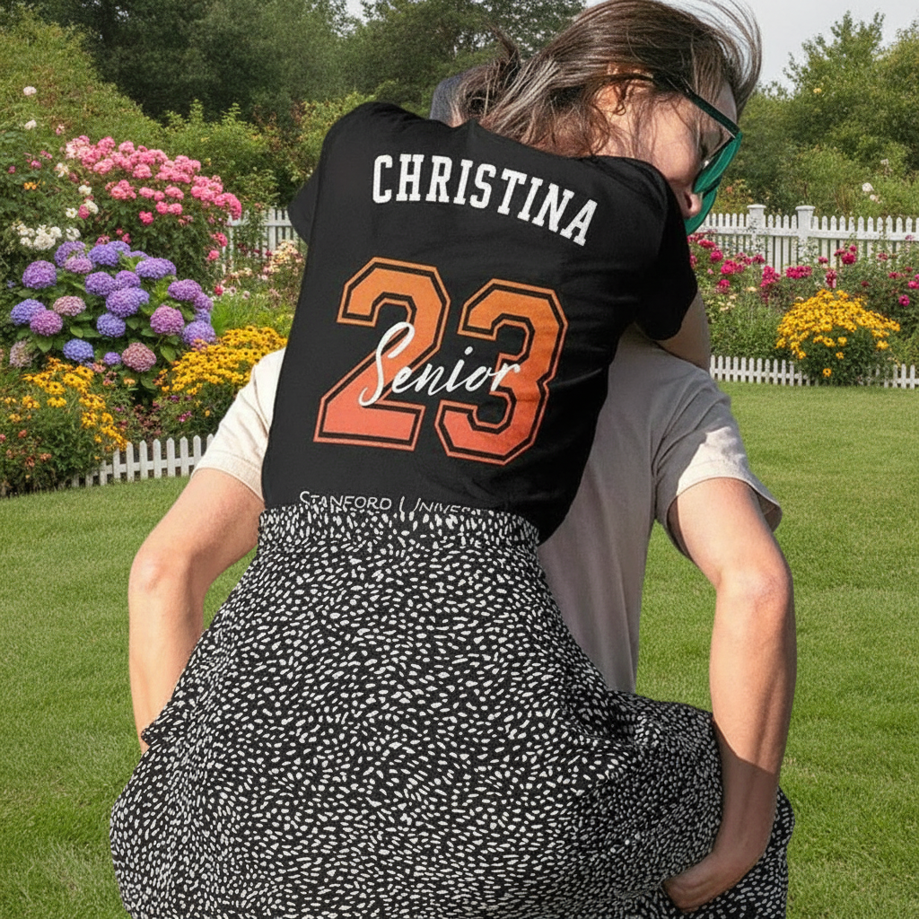 Custom Class Senior Backside C394 T-Shirt — Custom Gift KBNQH