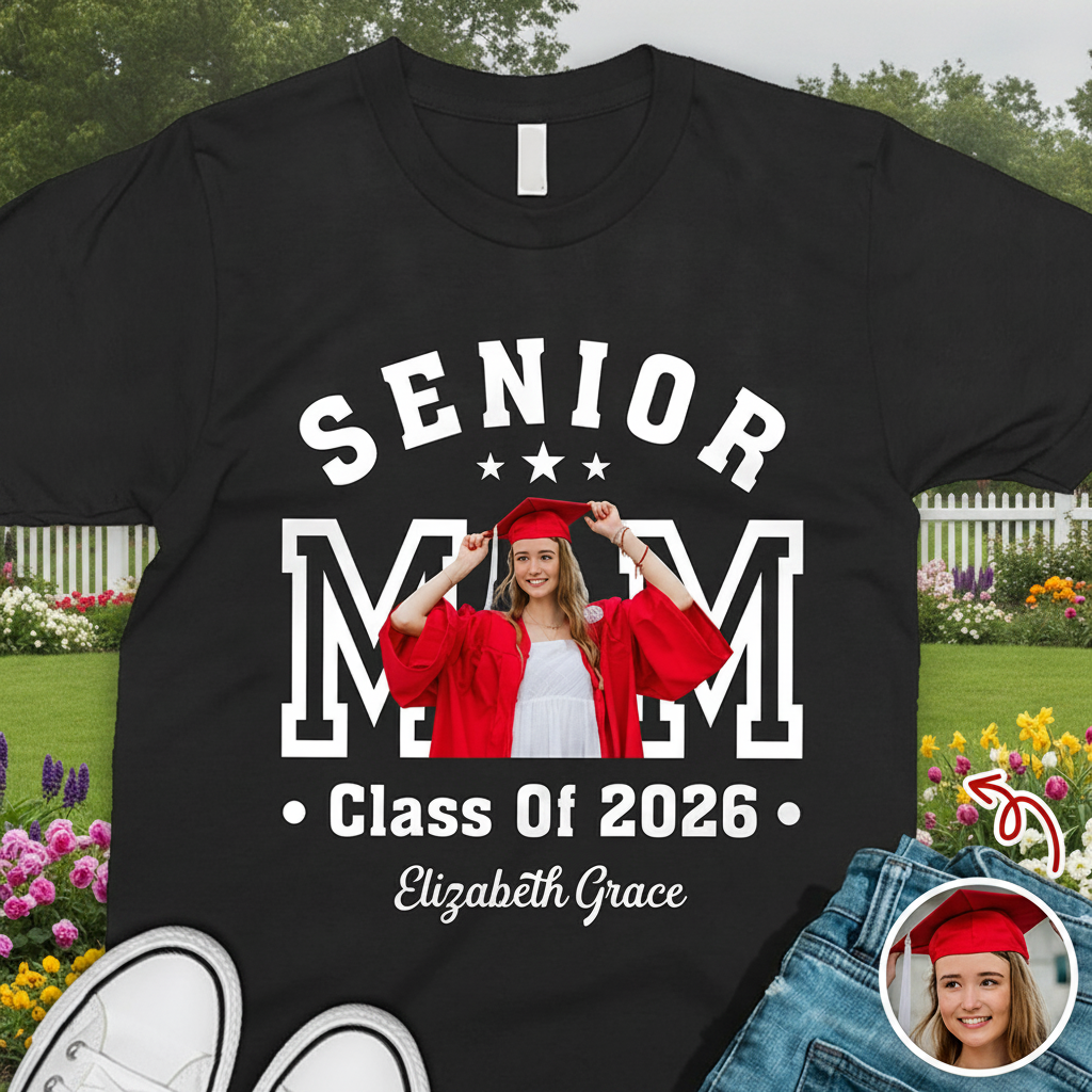 Custom Senior Mom Dad Class T-Shirt — Gift for Dad 28JSB