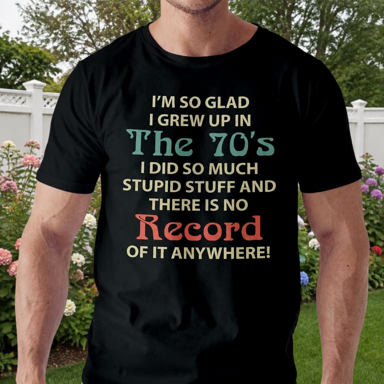 Custom Glad Grew Up T-Shirt — Custom Gift 4FWTM