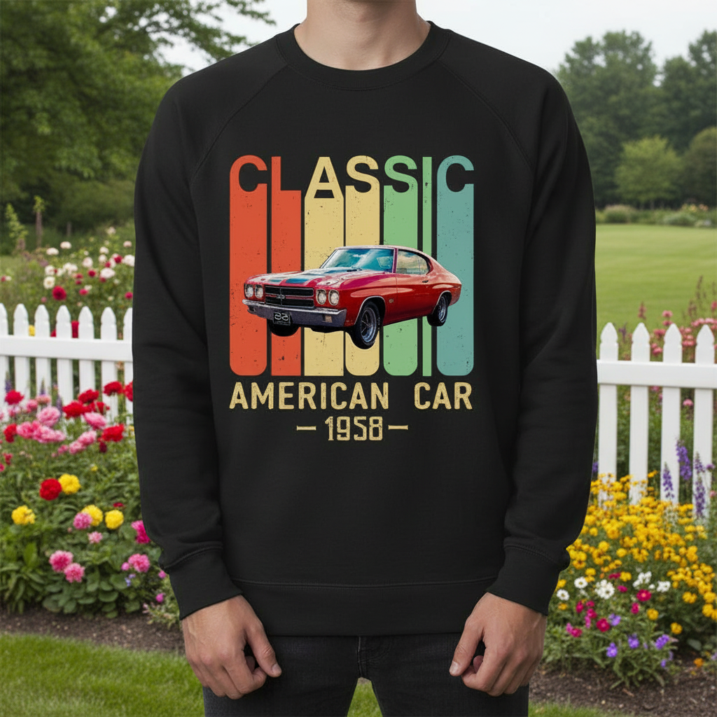 Custom Classic Car Vintage T-Shirt — Custom Gift 7ZXAM