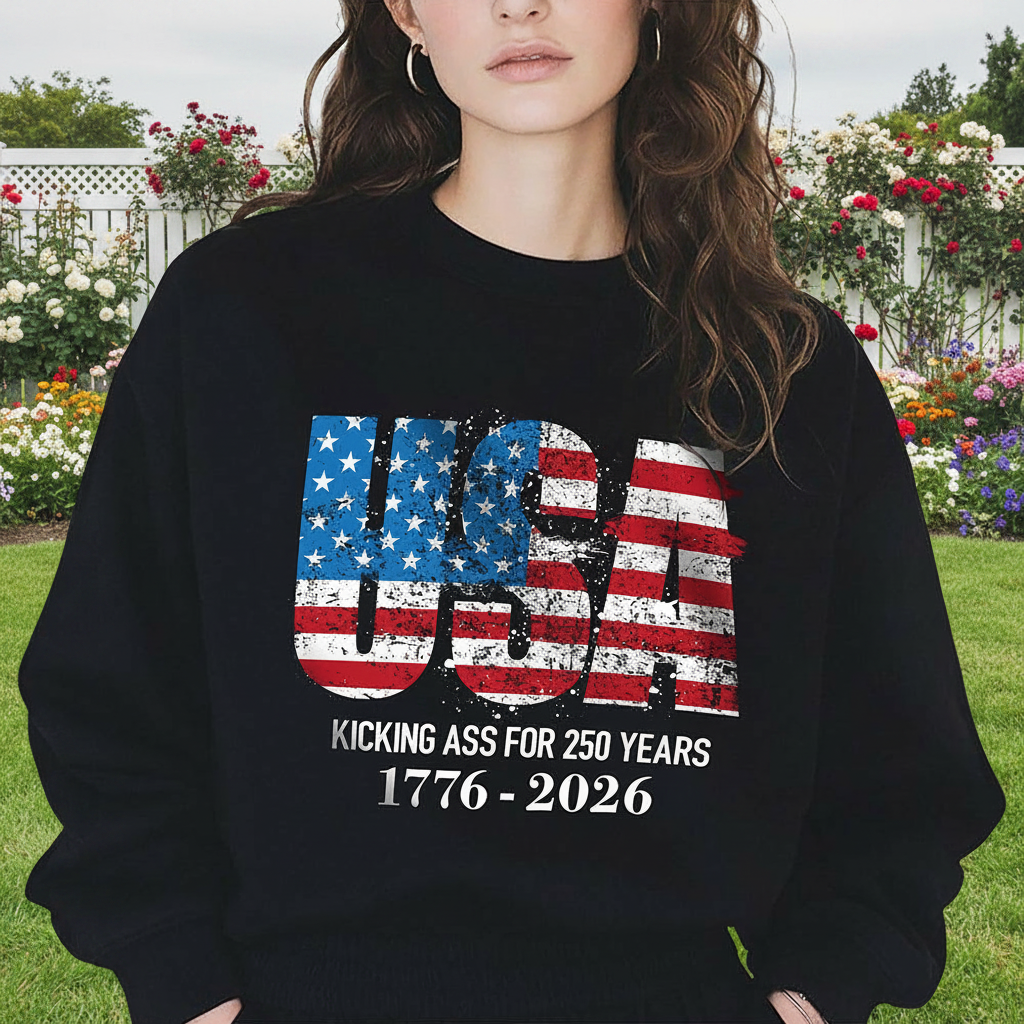 Custom Kicking Ass Years Freedom T-Shirt — Patriotic Gift ZTKSS