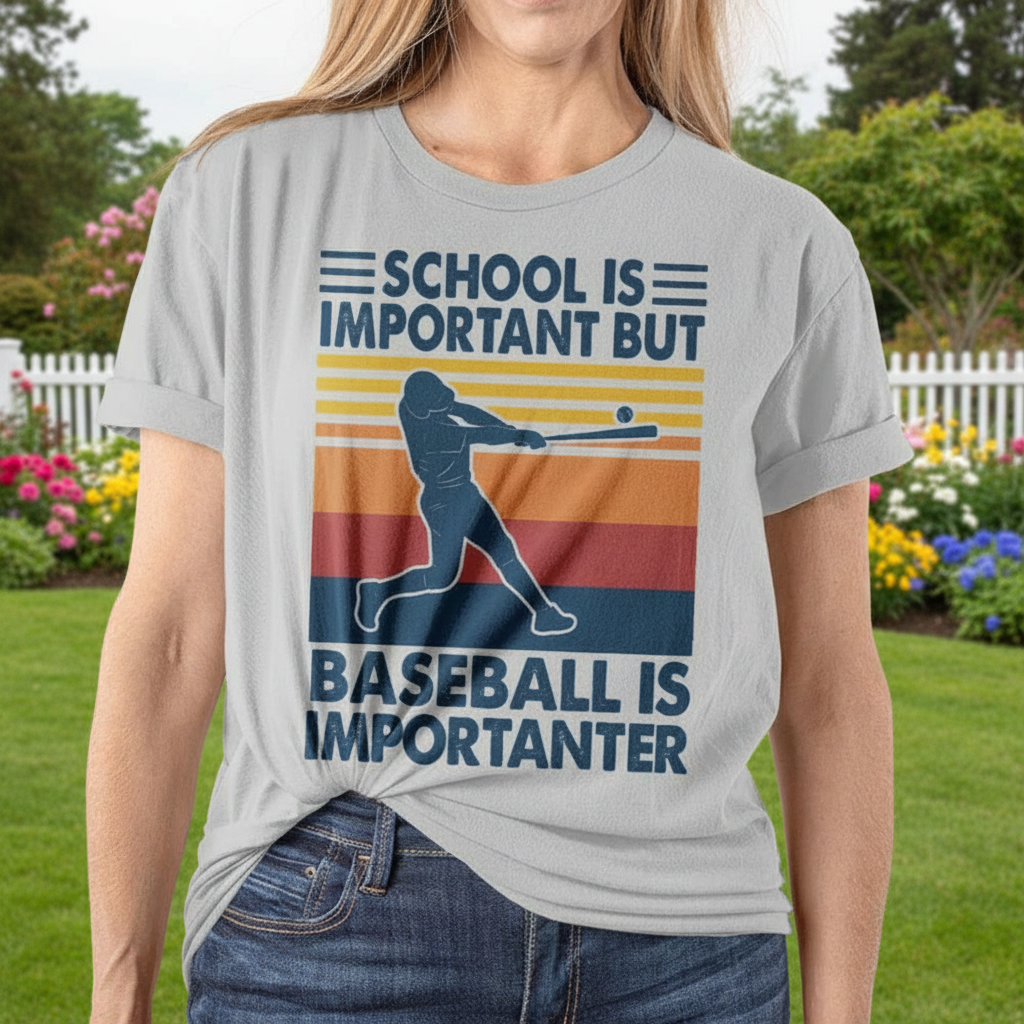 Custom Ltt98 Sport Baseballisimportanter T-Shirt — Custom Gift X7DFJ