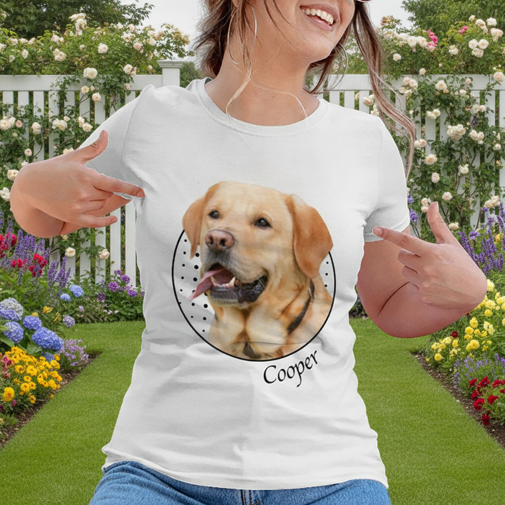 Custom Petphoto T-Shirt — Gift for Pet Lovers 2N3R9