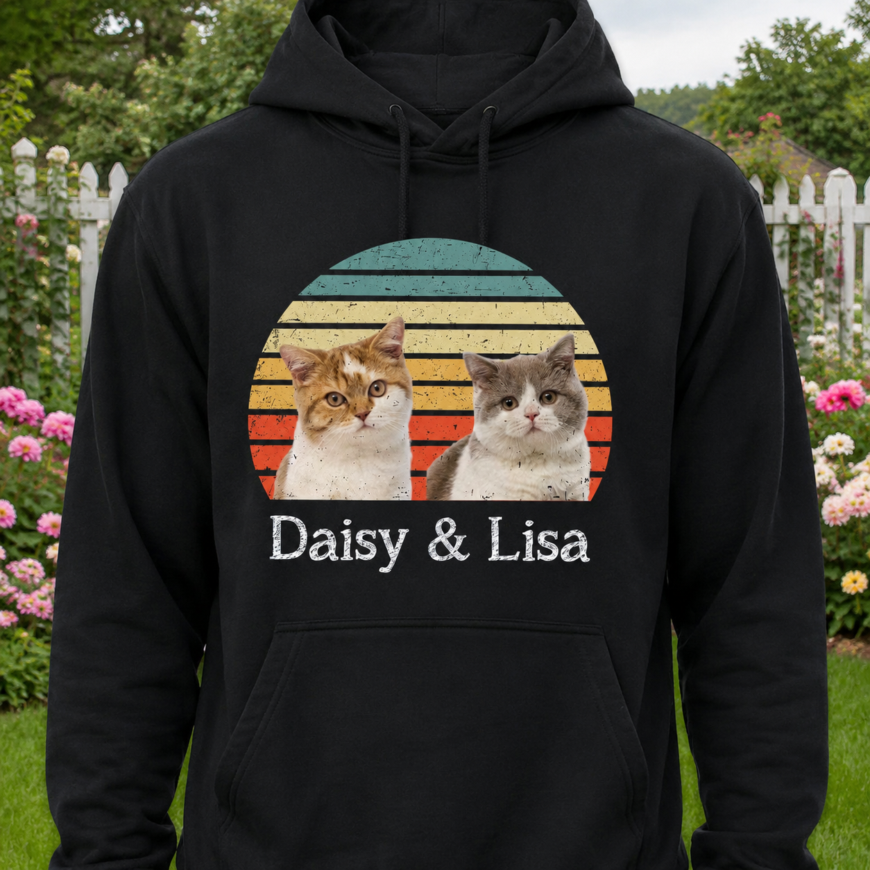 Custom Cat Vintage Retro T-Shirt — Gift for Cat Lovers YGVCM
