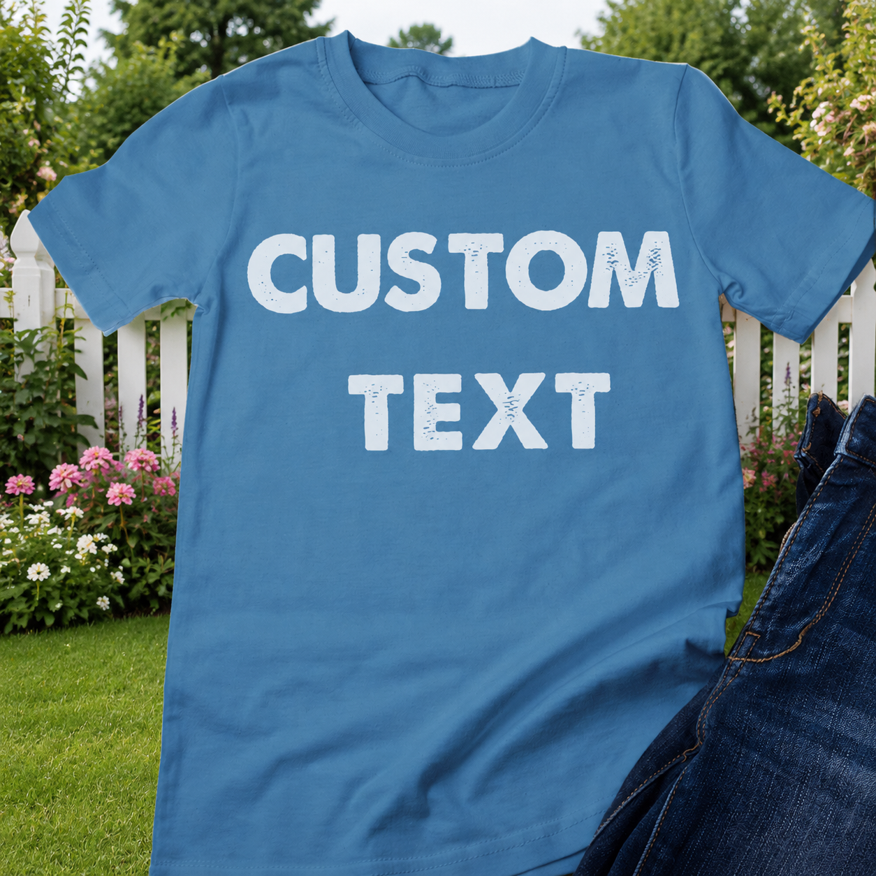 Custom Template Dark Apparel Only T-Shirt — Custom Gift 63WFN