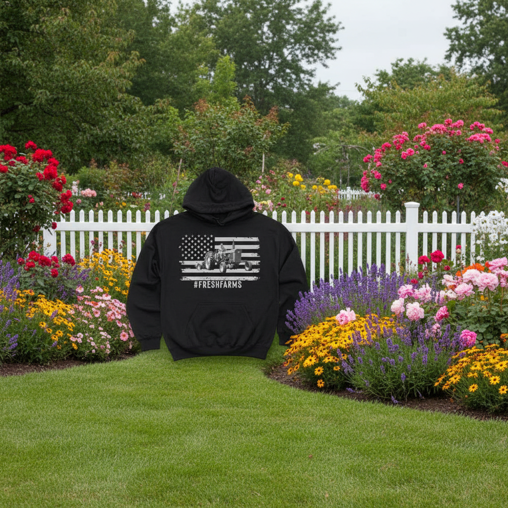 Custom Farmer Image Garden Flag — Custom Gift PGMCW