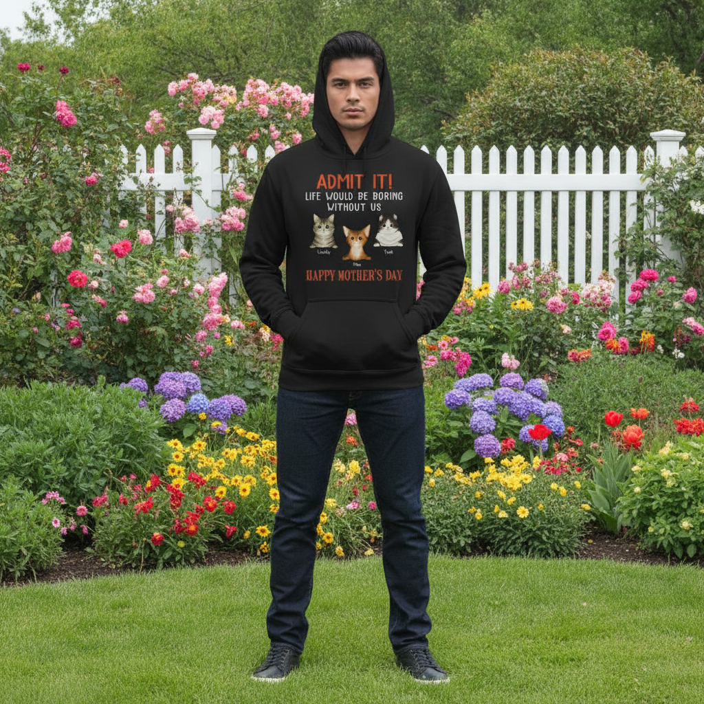 Custom Happy Mothers Day Admit T-Shirt — Gift for Mom XQ5BF
