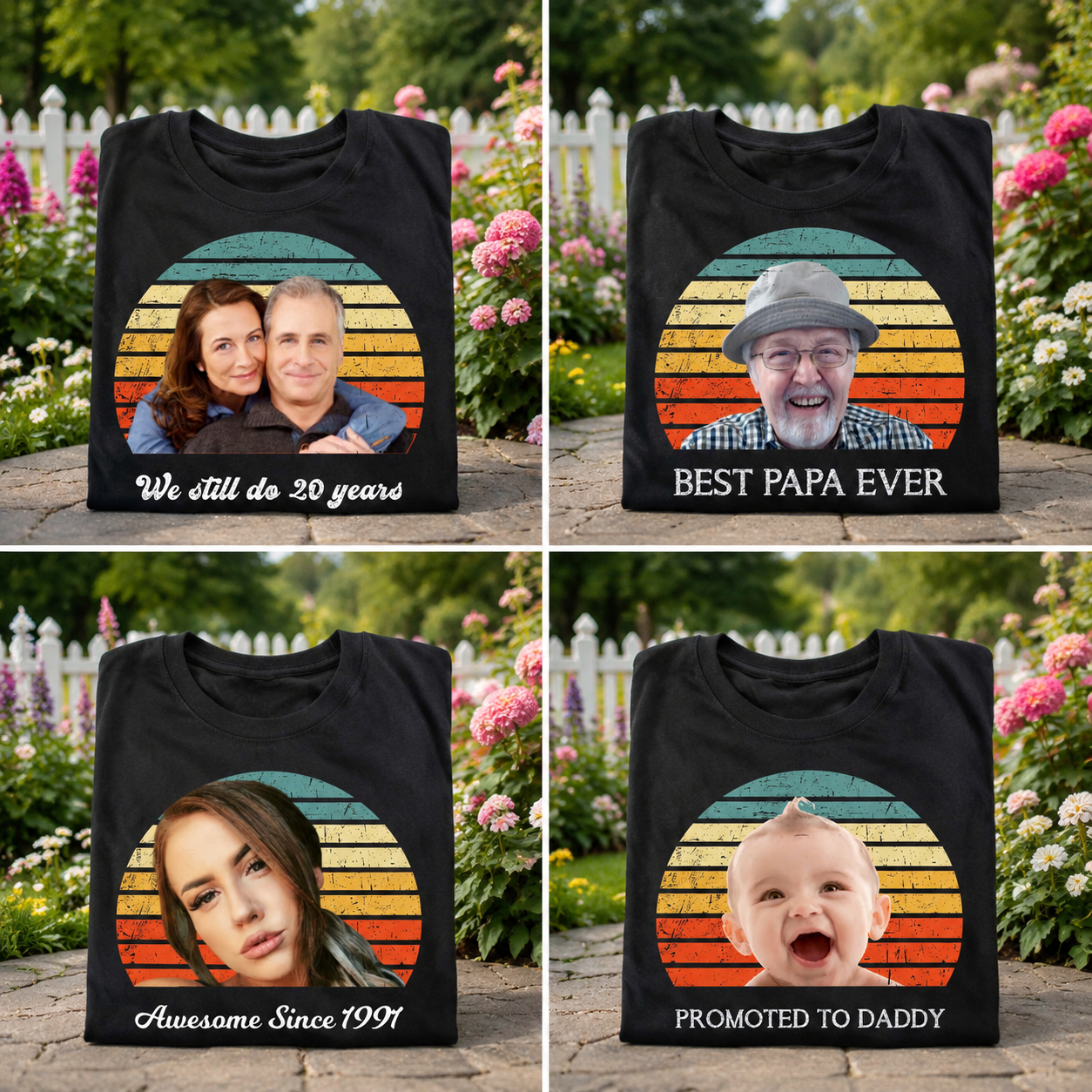 Custom Dog Vintage Retro T-Shirt — Gift for Dog Lovers F3V7K