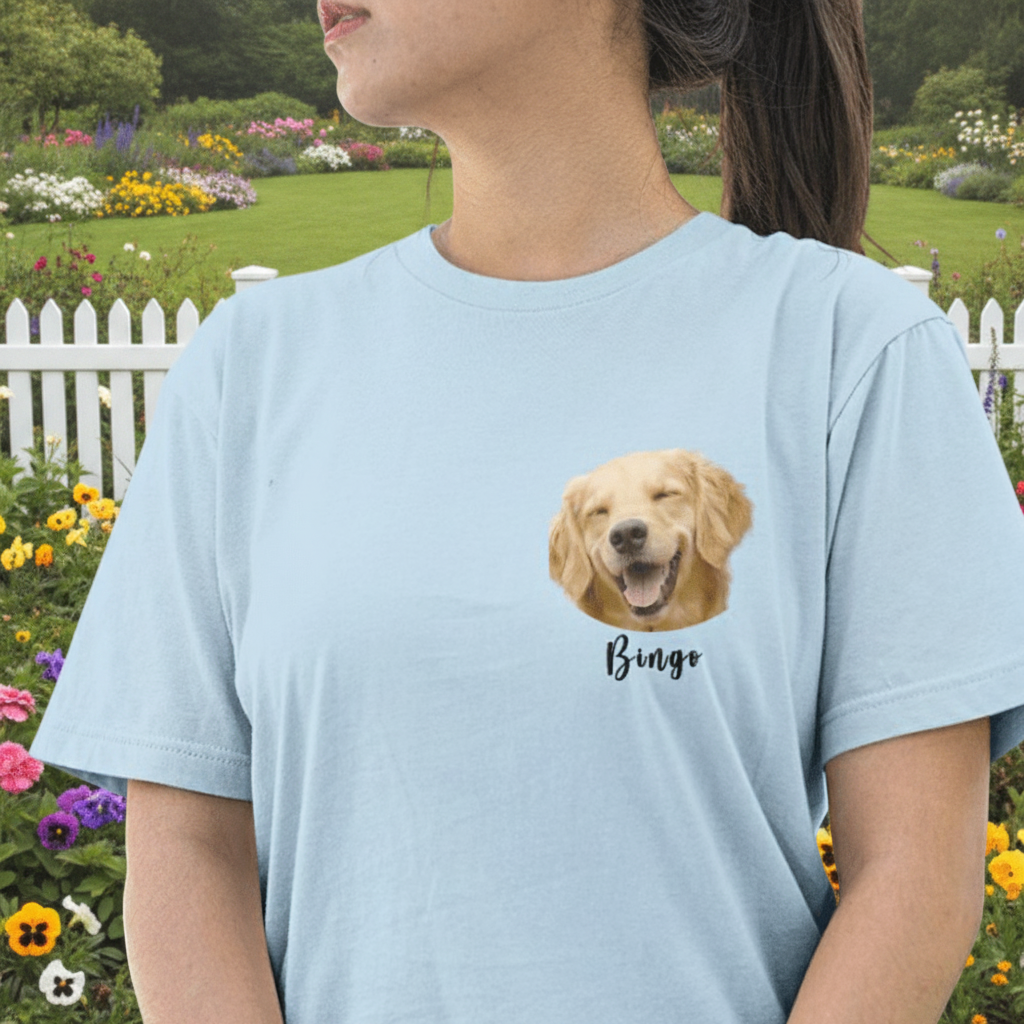 Custom Dog Face Lover T-Shirt — Gift for Dog Lovers S4SM6