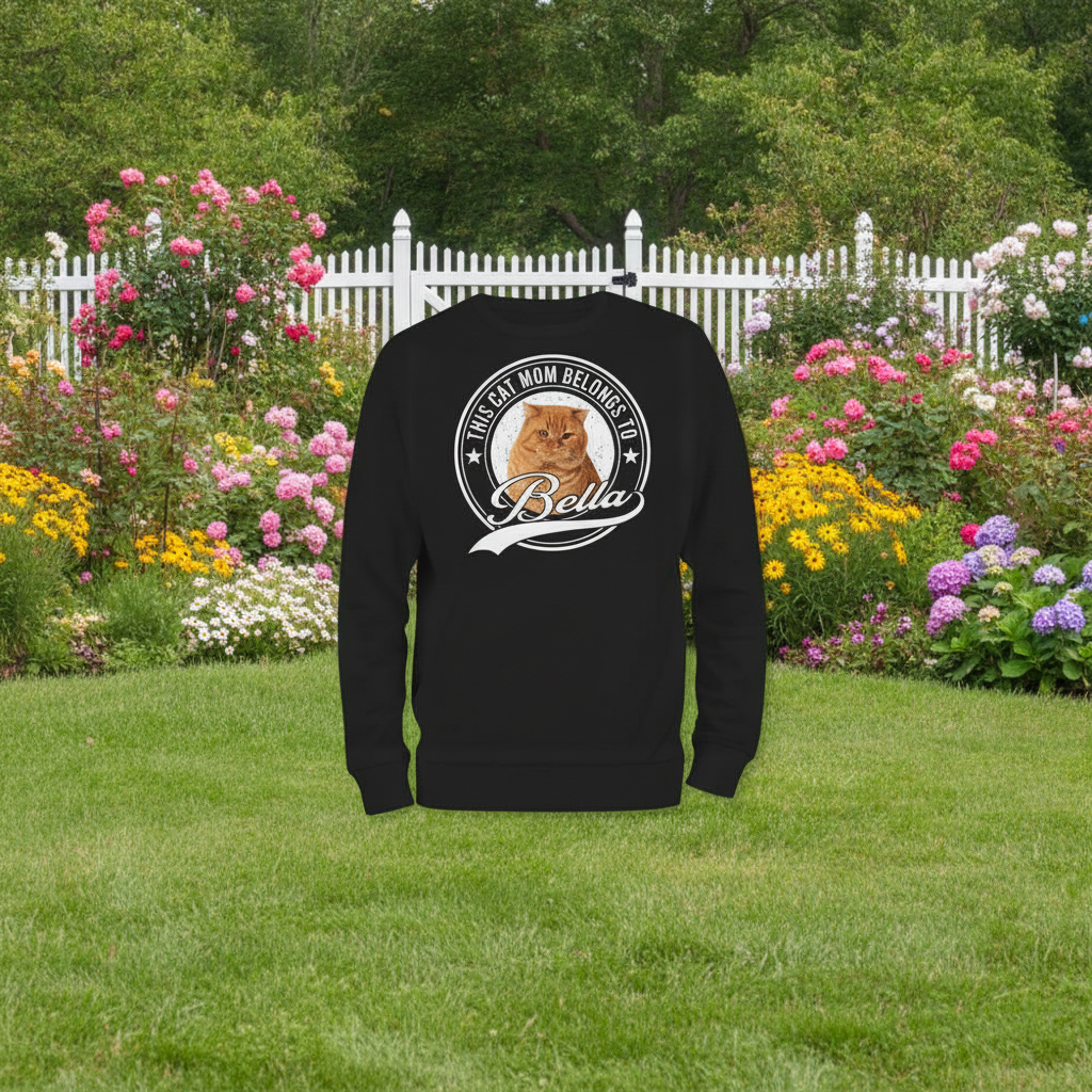 Custom This Human Belongs Dog T-Shirt — Gift for Cat Lovers ZNDPA