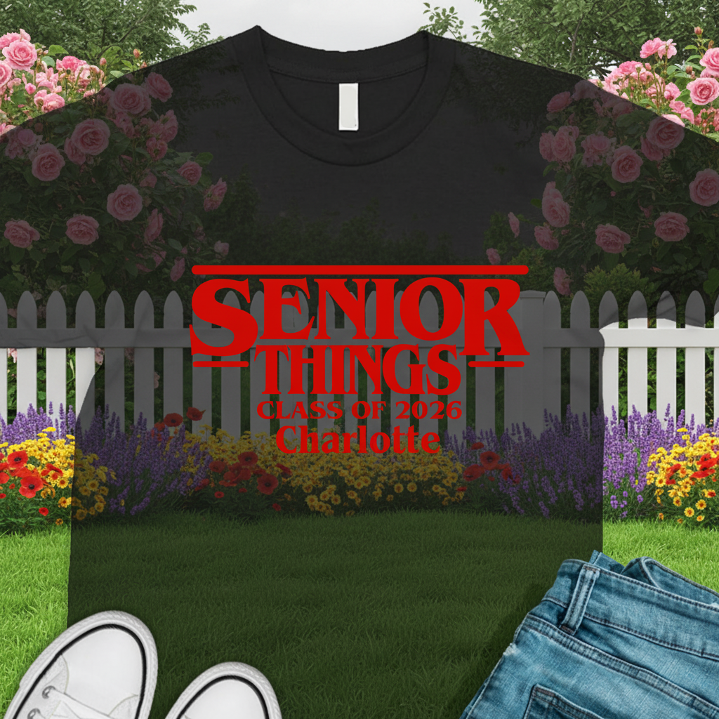 Custom Name Senior Things Class T-Shirt — Custom Gift R7N62