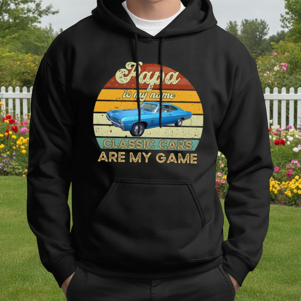 Custom Papa Is My Name T-Shirt — Gift for Dad AHKQ4