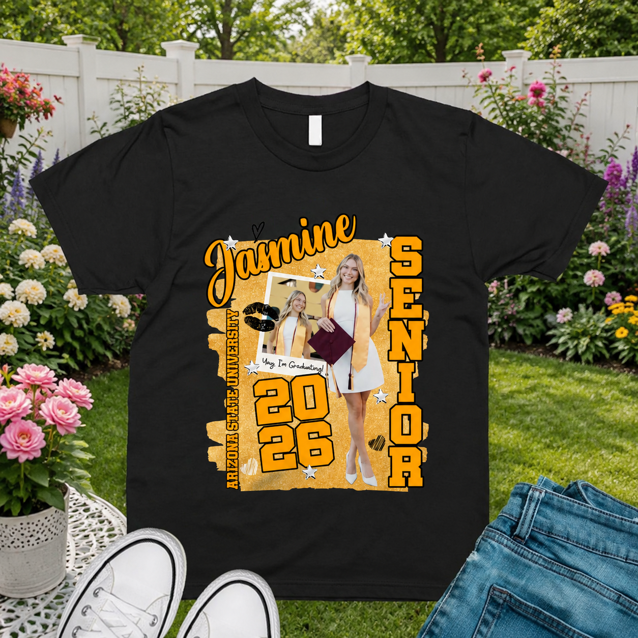 Custom Vth Senior Graduation Class T-Shirt — Custom Gift JWWH5