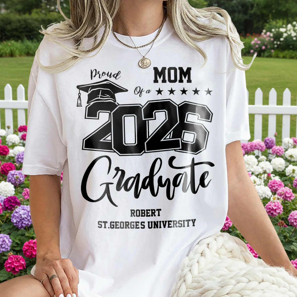 Custom Mha Proud Family Graduate T-Shirt — Family Gift TSC83