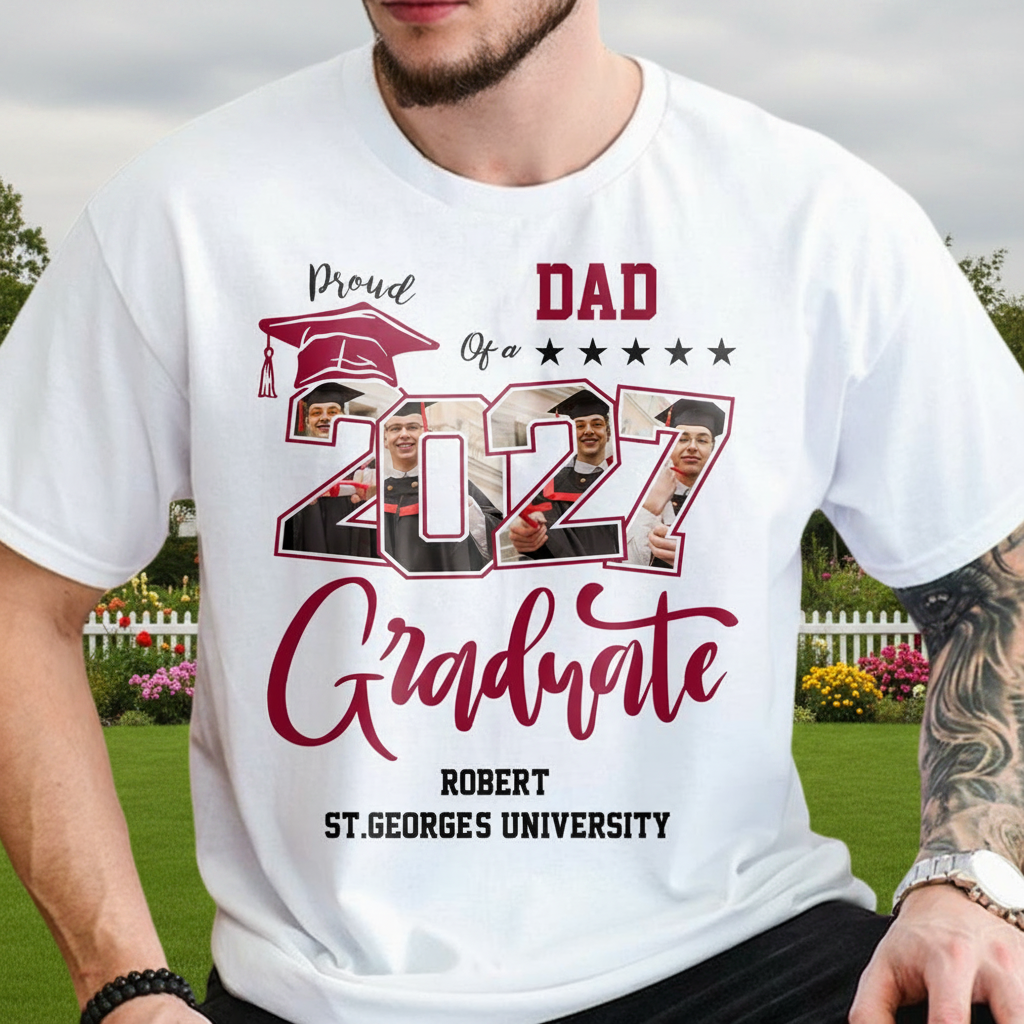 Custom Mha Proud Family Graduate T-Shirt — Family Gift S369G