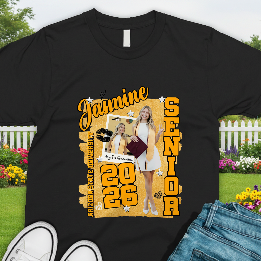 Custom Vth Senior Graduation Class T-Shirt — Custom Gift 8YD7B