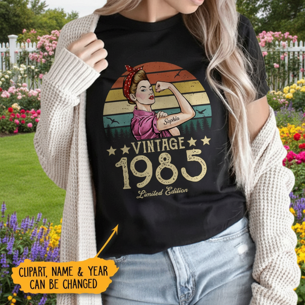 Custom Vintage Limited Edition Mothers T-Shirt — Gift for Mom FPGKK