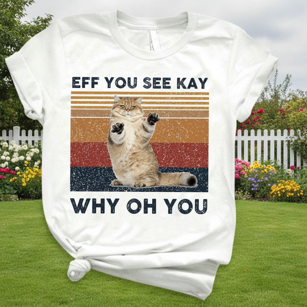 Custom Cat Eff You See T-Shirt — Gift for Cat Lovers EDVKM