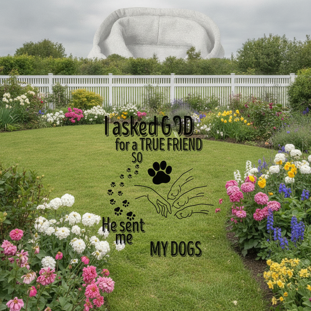 Custom Asked God True Friend T-Shirt — Gift for Dog Lovers VV3Q4