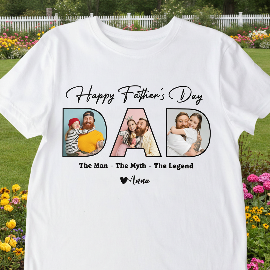 Custom Mha Happy Fathers Day T-Shirt — Gift for Dad NZK2K