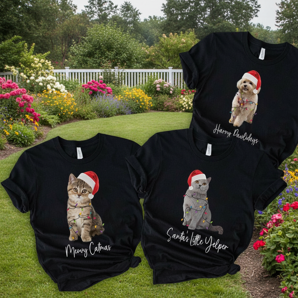 Custom Name Family Merry Christmas T-Shirt — Family Gift MZG7D