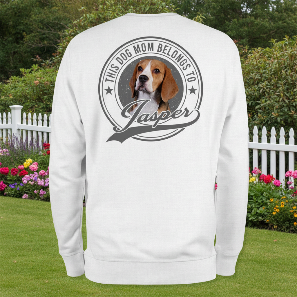 Custom This Human Belongs Dog T-Shirt — Gift for Cat Lovers 6MGSZ