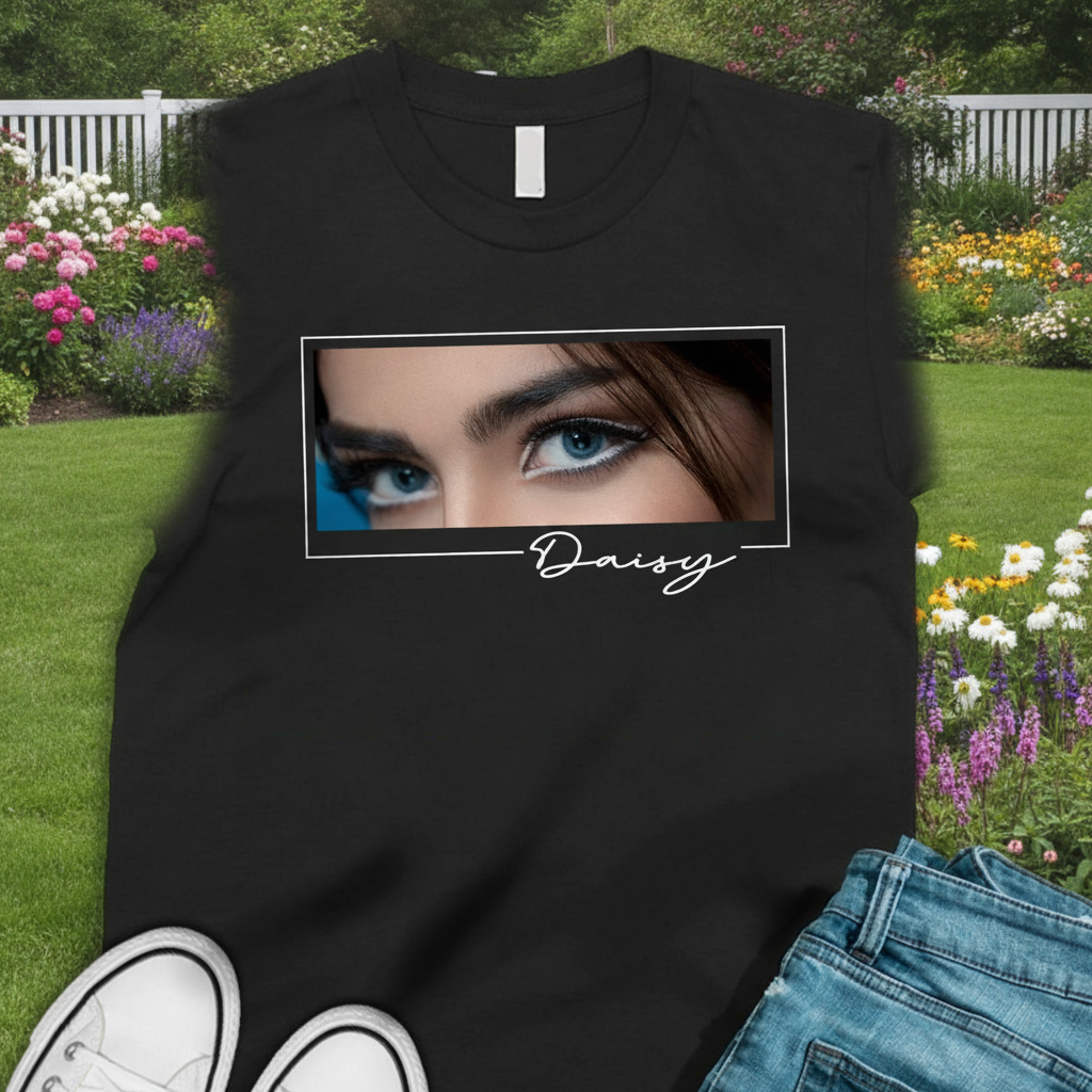 Custom Eyes Name T-Shirt — Custom Gift MUKB6