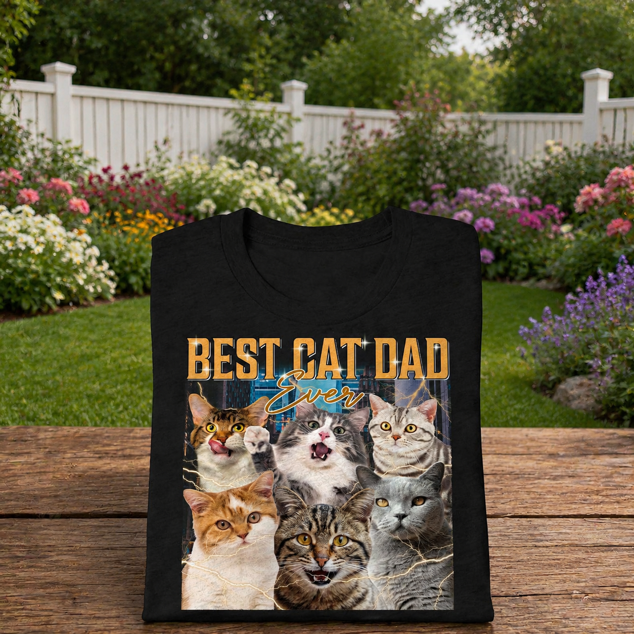 Custom Cat Lover T-Shirt — Gift for Cat Lovers YDRFC