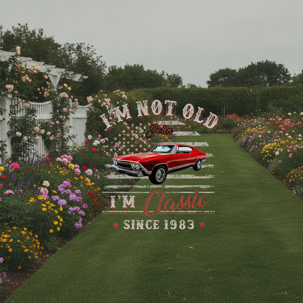 Custom Car Im Not Old T-Shirt — Custom Gift DE6JW