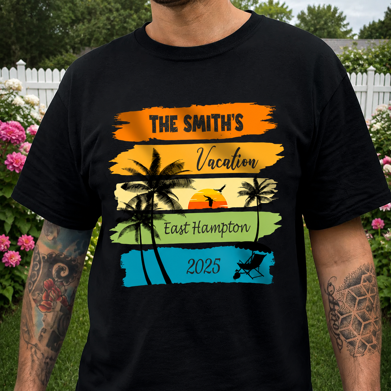Custom Vth Family Vacation Shirts T-Shirt — Family Gift 589DK