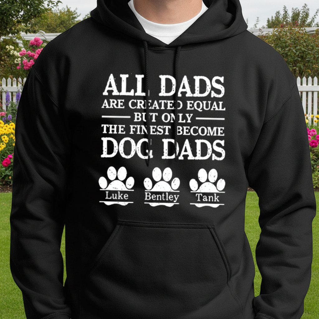 Custom All Dads Are Created T-Shirt — Gift for Dad RWRKM