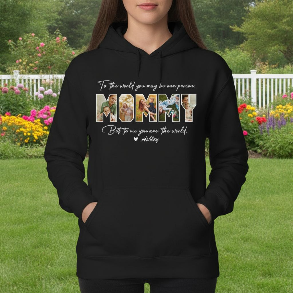 Custom Happy Mothers Day Dark T-Shirt — Gift for Mom TVEUU