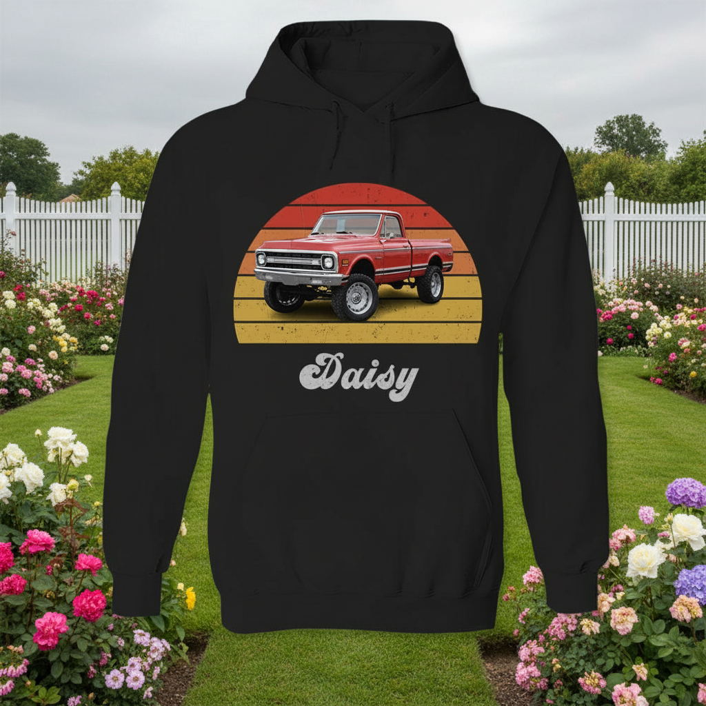 Custom Pickup Truck Vintage Car T-Shirt — Custom Gift CUZ3W