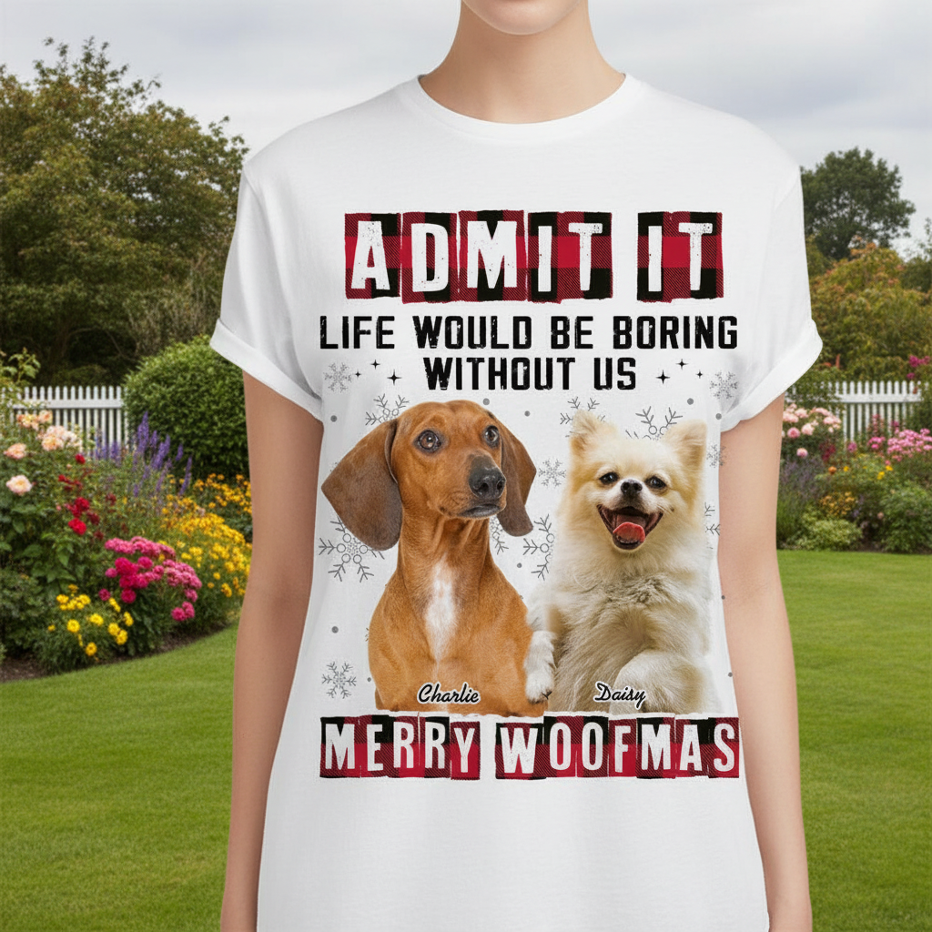 Custom Admit It Funny Life T-Shirt — Gift for Dog Lovers 2J2AR