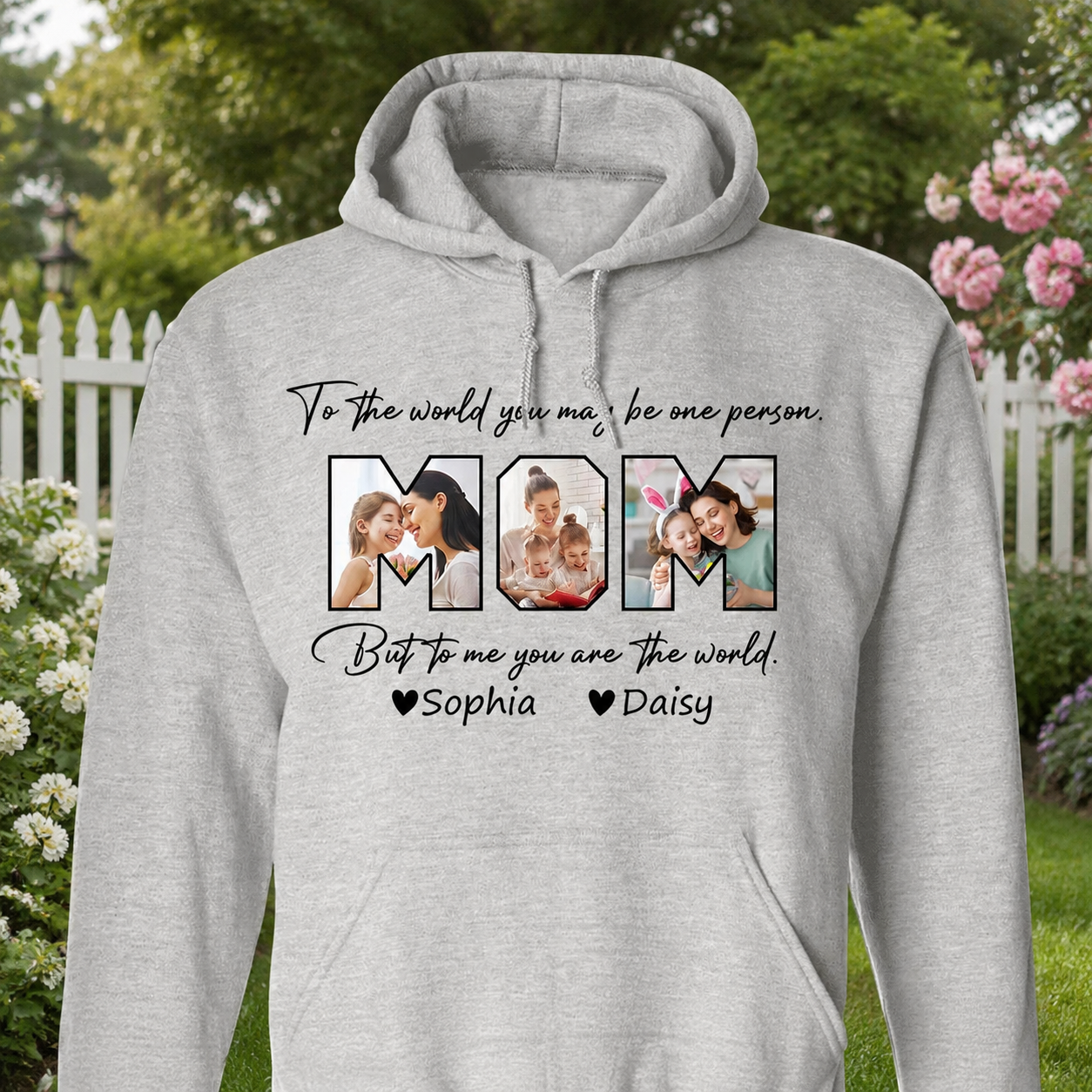 Custom Me You Are World T-Shirt — Gift for Mom UVNTE