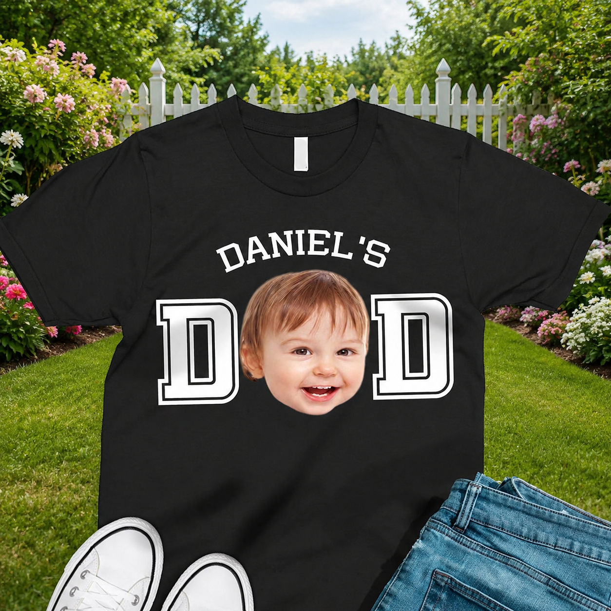 Custom Mha Kid Dad Fathers T-Shirt — Gift for Dad R2SFD